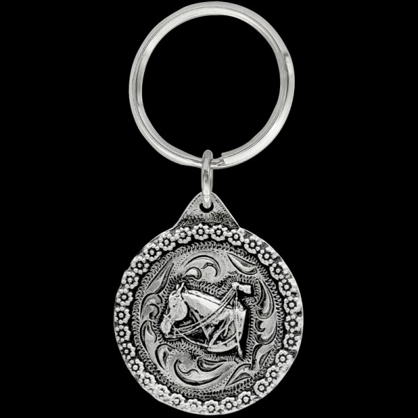 Embrace cowboy culture with our Vaquero Keychain. Perfect for Western enthusiasts, this keychain adds cowboy charm to your everyday carry. 
